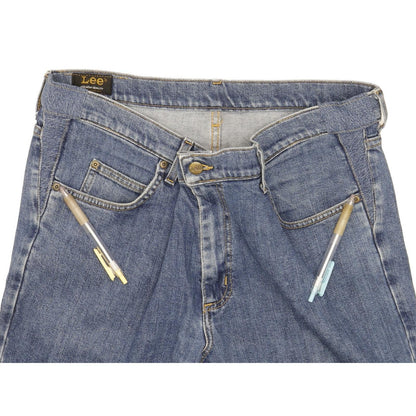 Lee Brooklyn Men Blue Straight Regular Stretch Jeans W40 L28