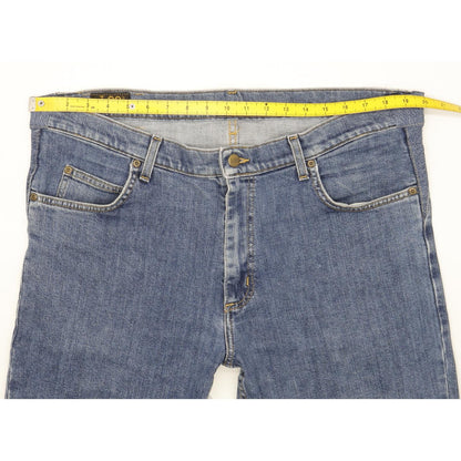 Lee Brooklyn Men Blue Straight Regular Stretch Jeans W40 L28