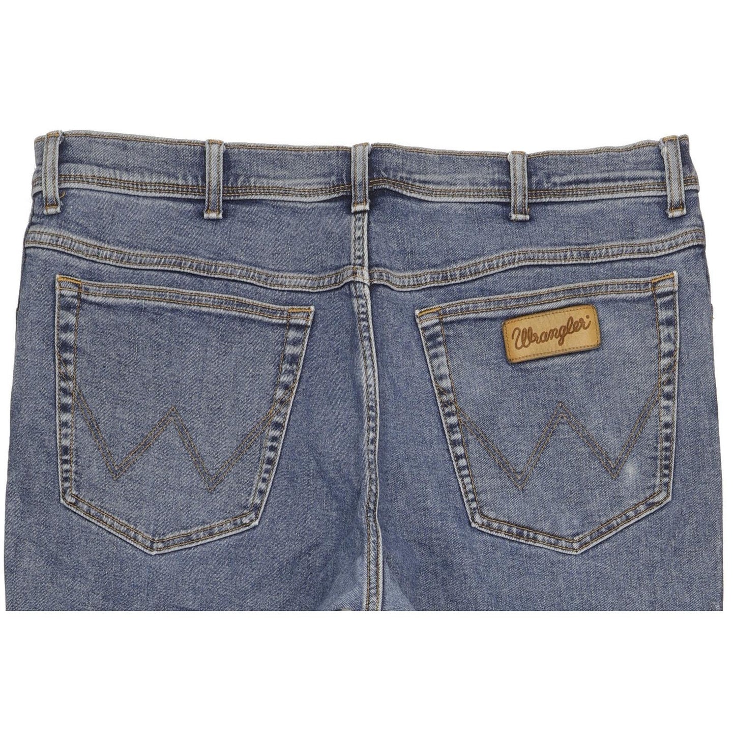 Wrangler Texas Men Blue Straight Regular Stretch Jeans W40 L30