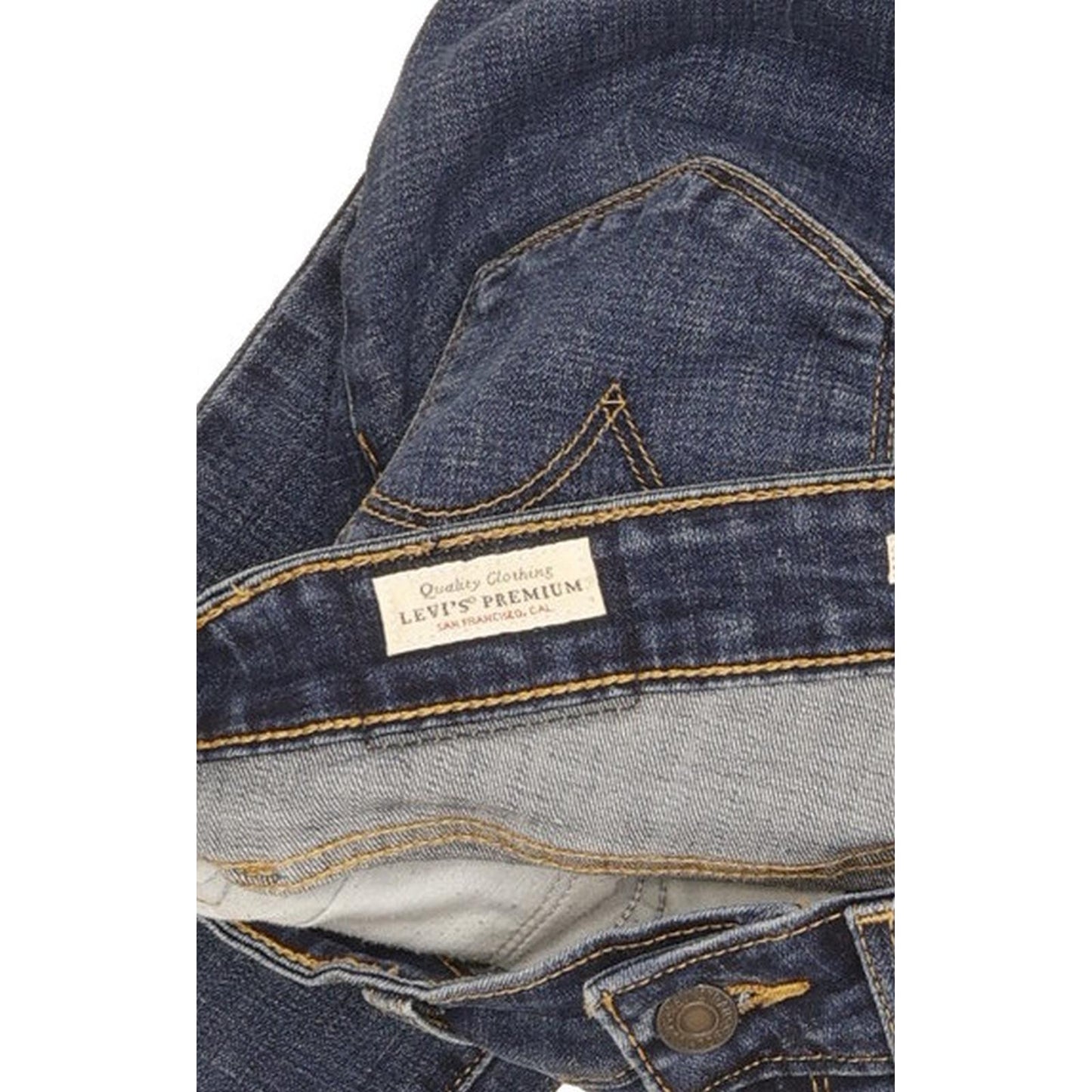 Levi's 712 Women Blue Straight Slim Stretch Jeans W25 L32