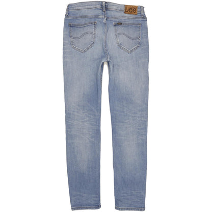 Lee Rider Women Blue Straight Regular Stretch Jeans W34 L32