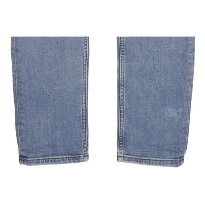 Lee Rider Women Blue Straight Regular Stretch Jeans W34 L32
