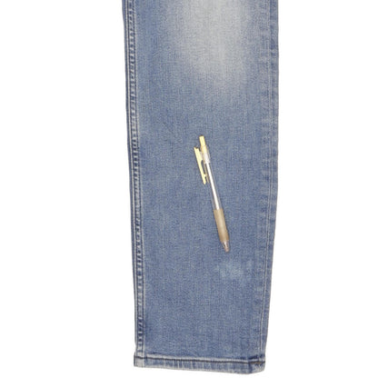 Lee Rider Women Blue Straight Regular Stretch Jeans W34 L32