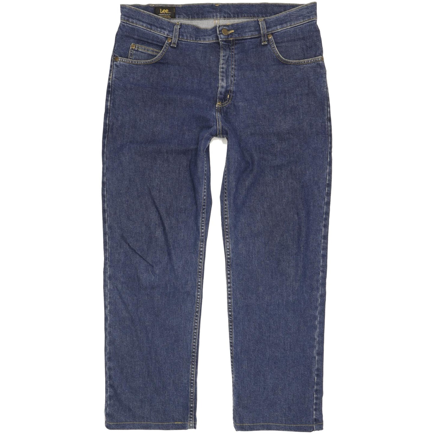 Lee Brooklyn Men Blue Straight Regular Stretch Jeans W36 L29