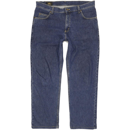 Lee Brooklyn Men Blue Straight Regular Stretch Jeans W36 L29