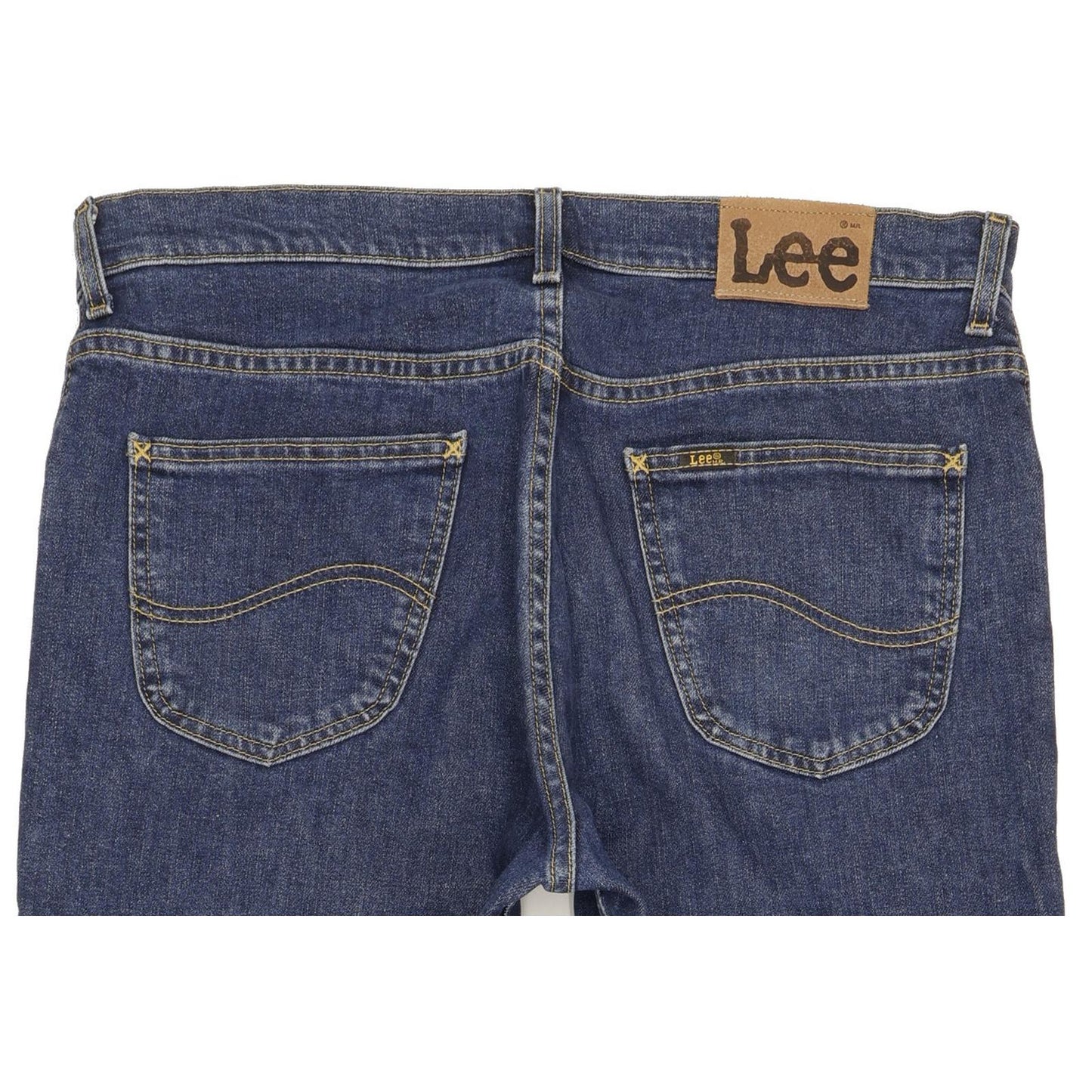 Lee Brooklyn Men Blue Straight Regular Stretch Jeans W36 L29