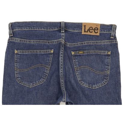 Lee Brooklyn Men Blue Straight Regular Stretch Jeans W36 L29