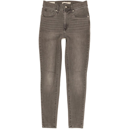 Levi's Mile Grey Skinny Slim Stretch Jeans High Waisted W27 L28