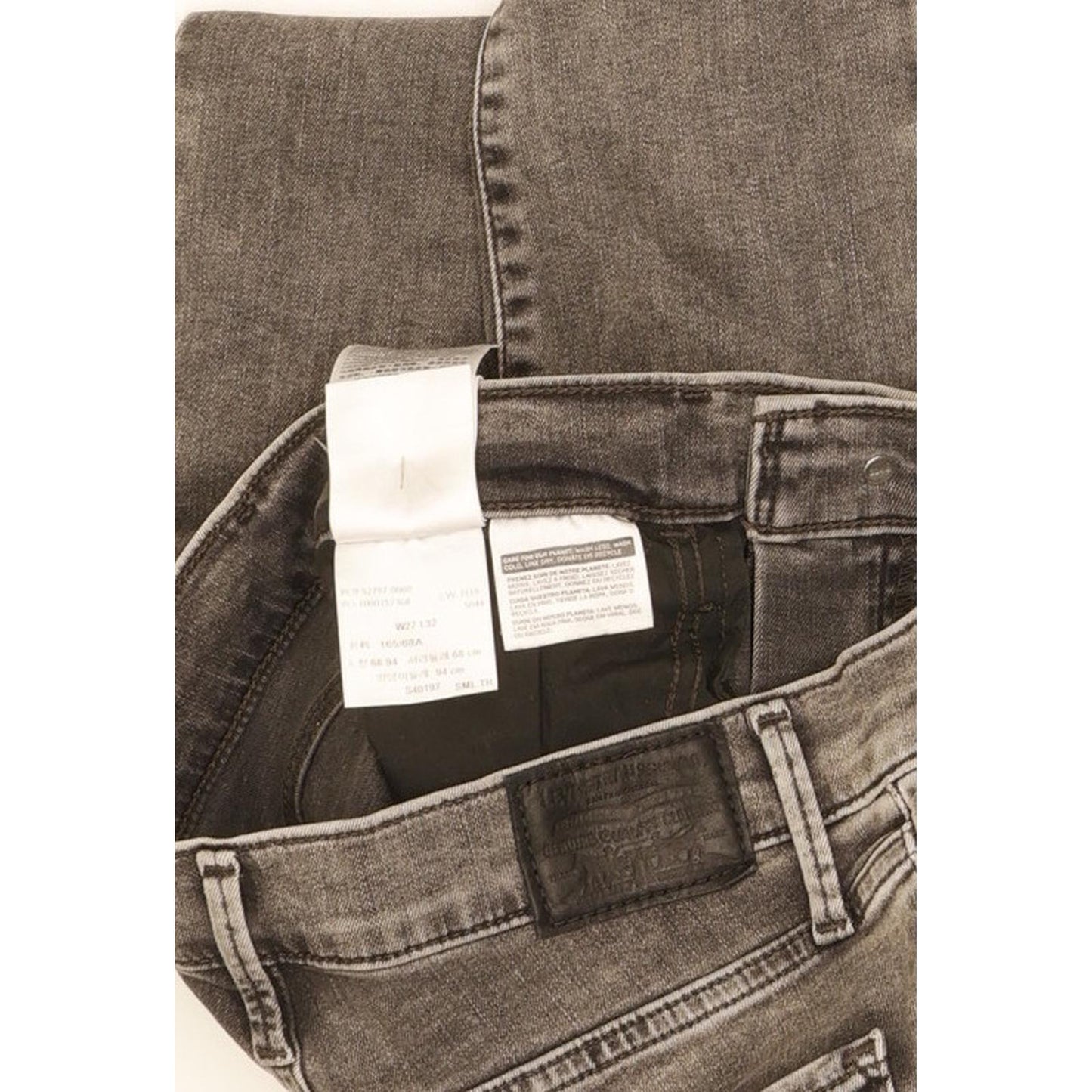 Levi's 720 Super Women Grey Skinny Slim Stretch Jeans W27 L31