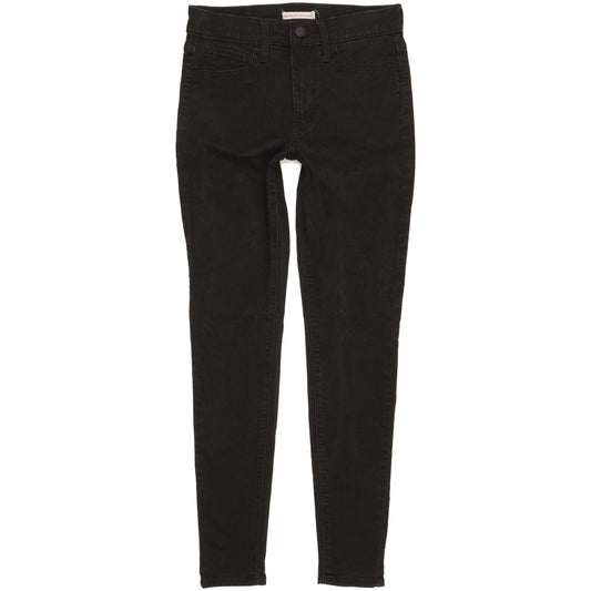 Levi's 720 Women Black Skinny Slim Jeans W27 L29