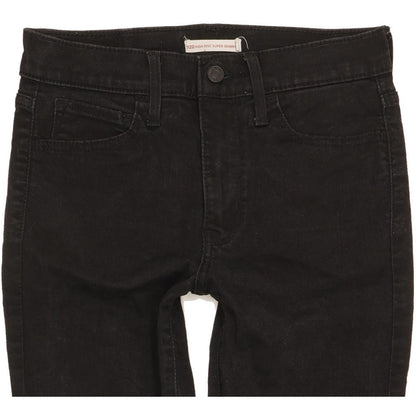 Levi's 720 Women Black Skinny Slim Jeans W27 L29