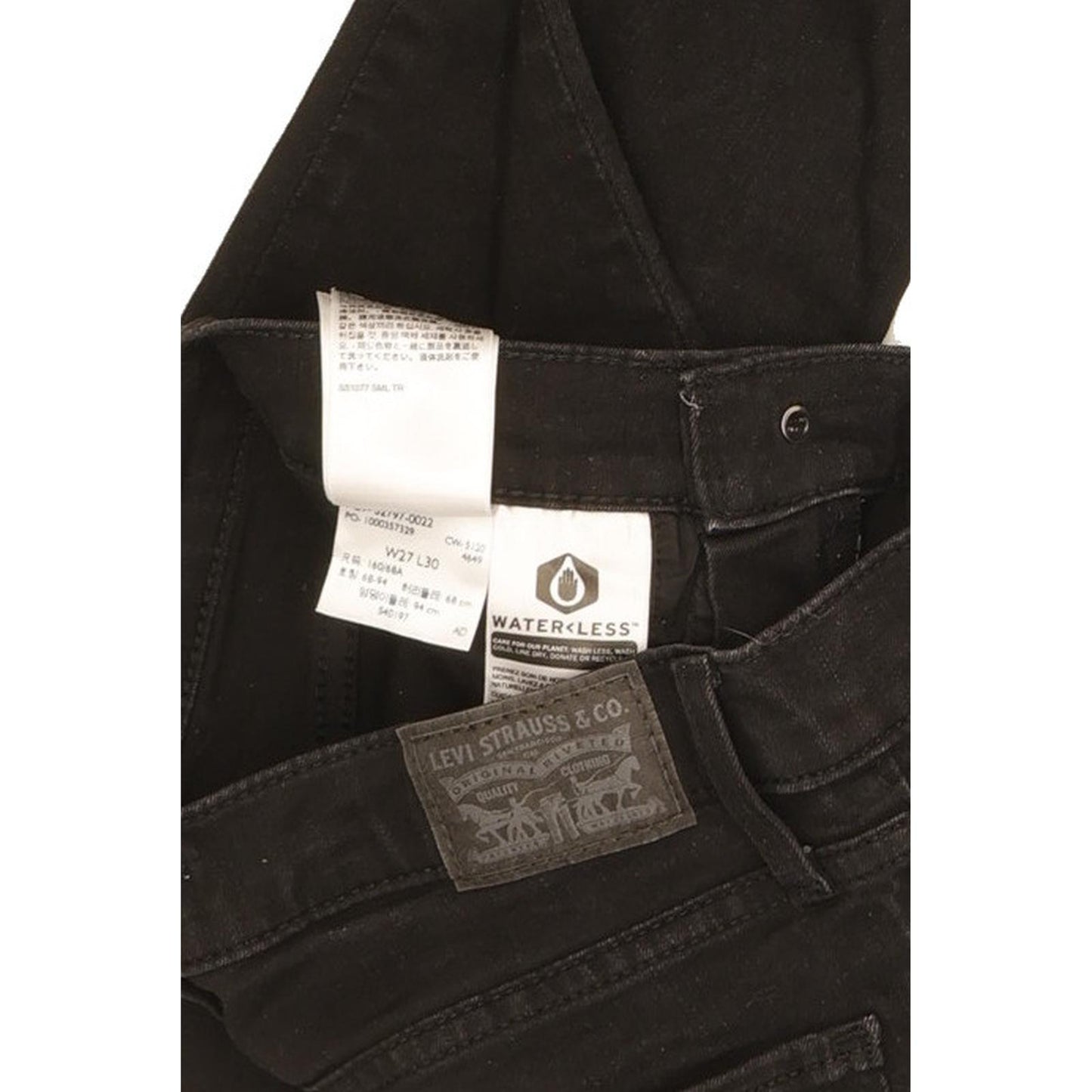 Levi's 720 Women Black Skinny Slim Jeans W27 L29