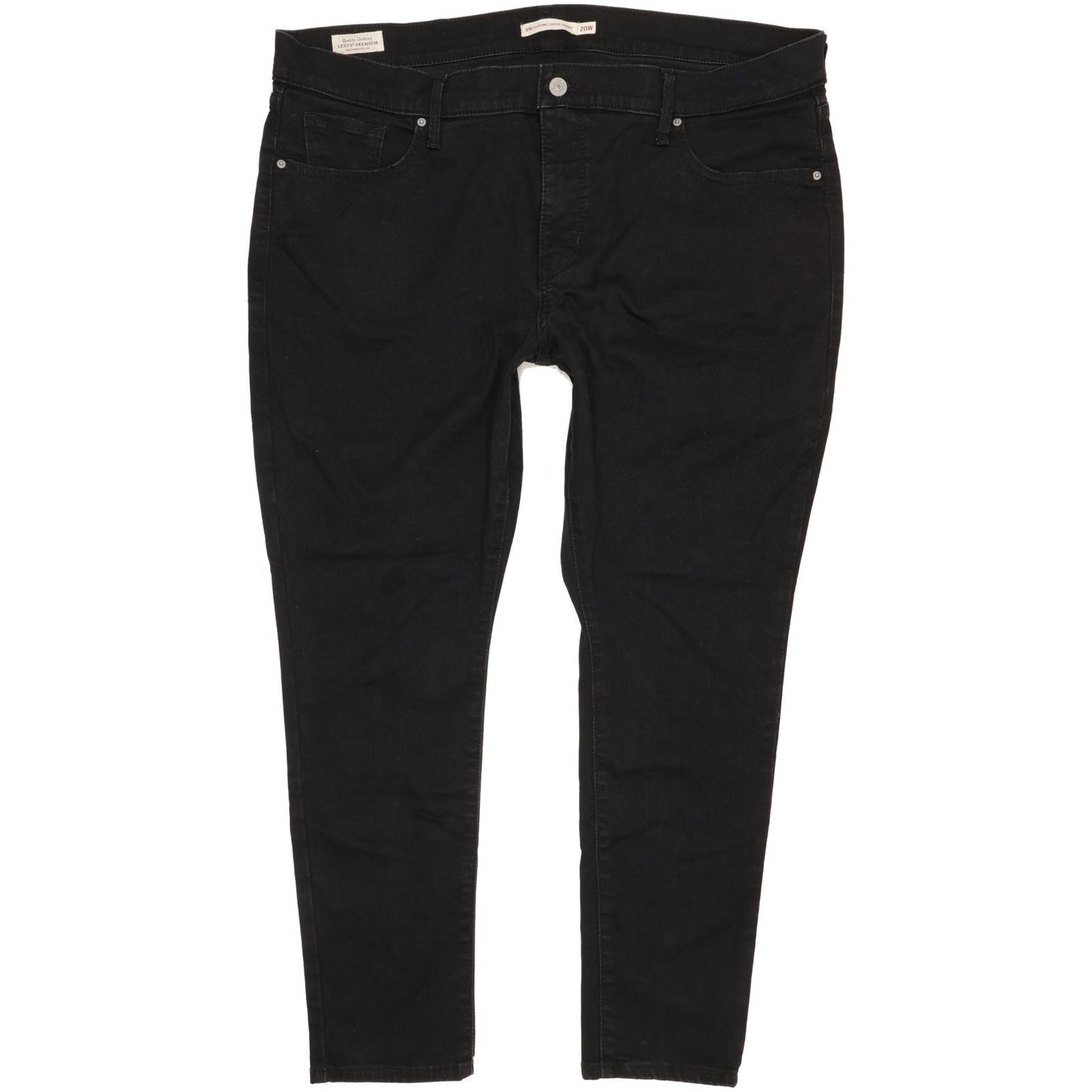 Levi's 310 Shaping Black Skinny Slim Stretch Jeans High Waisted W40 L27