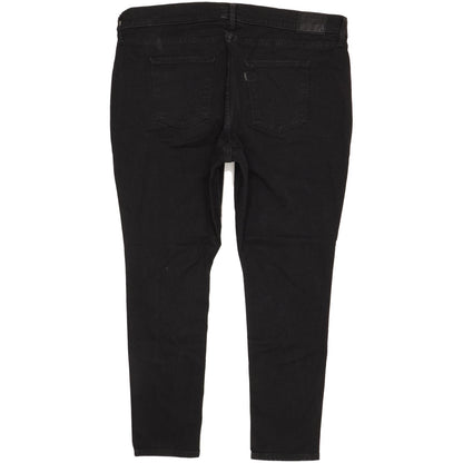 Levi's 310 Shaping Black Skinny Slim Stretch Jeans High Waisted W40 L27