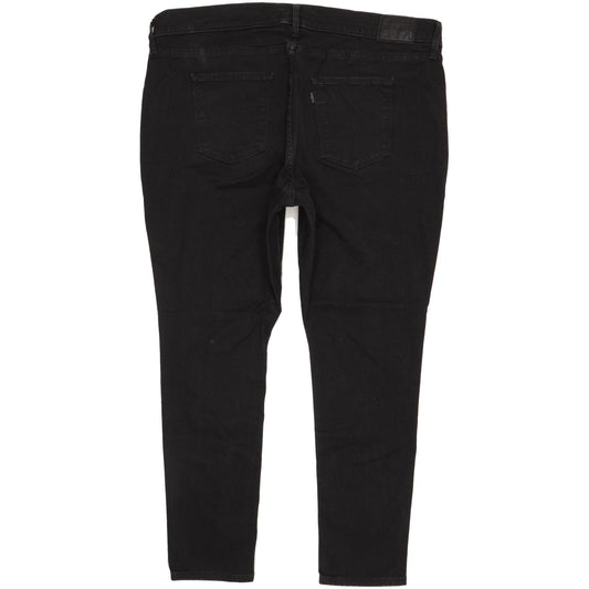Levi's 310 Shaping Black Skinny Slim Stretch Jeans High Waisted W40 L27