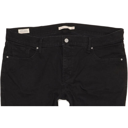 Levi's 310 Shaping Black Skinny Slim Stretch Jeans High Waisted W40 L27