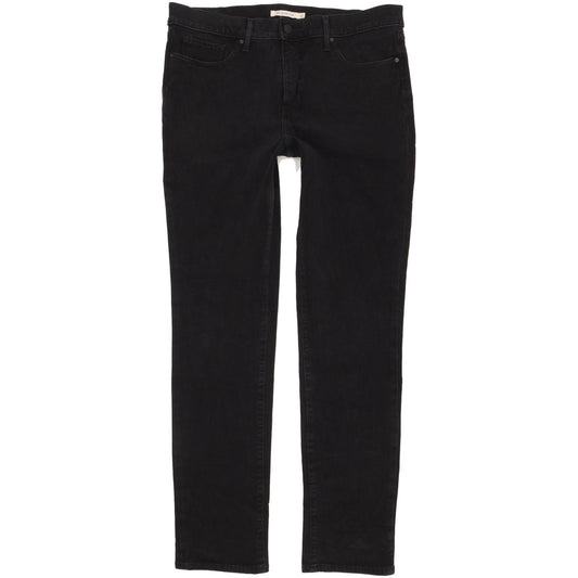 Levi's 312 Shaping Women Black Skinny Slim Stretch Jeans W33 L32
