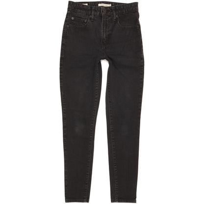 Levi's 721 Women Black Skinny Slim Jeans W27 L27
