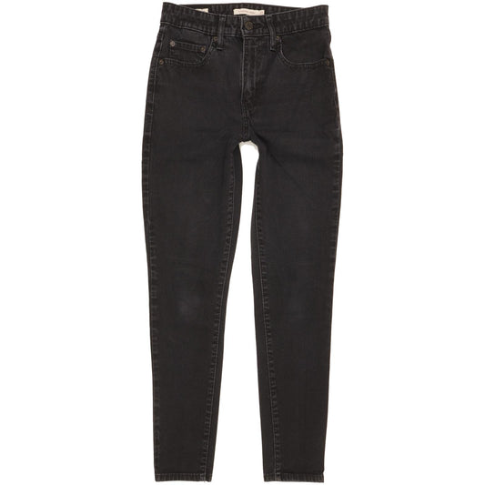 Levi's 721 Women Black Skinny Slim Jeans W27 L27