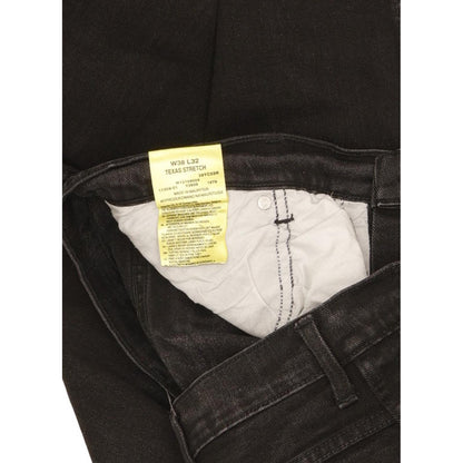 Wrangler Texas Men Black Straight Regular Stretch Jeans W38 L31