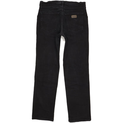 Wrangler Texas Men Black Straight Regular Stretch Jeans W32 L31