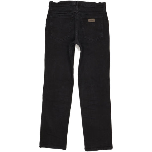 Wrangler Texas Men Black Straight Regular Stretch Jeans W32 L31