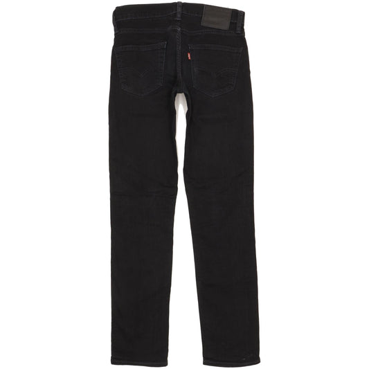 Levi's 511 Men Black Straight Slim Stretch Jeans W28 L32