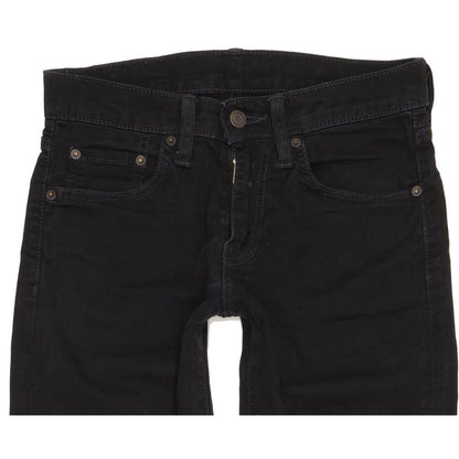 Levi's 511 Men Black Straight Slim Stretch Jeans W28 L32