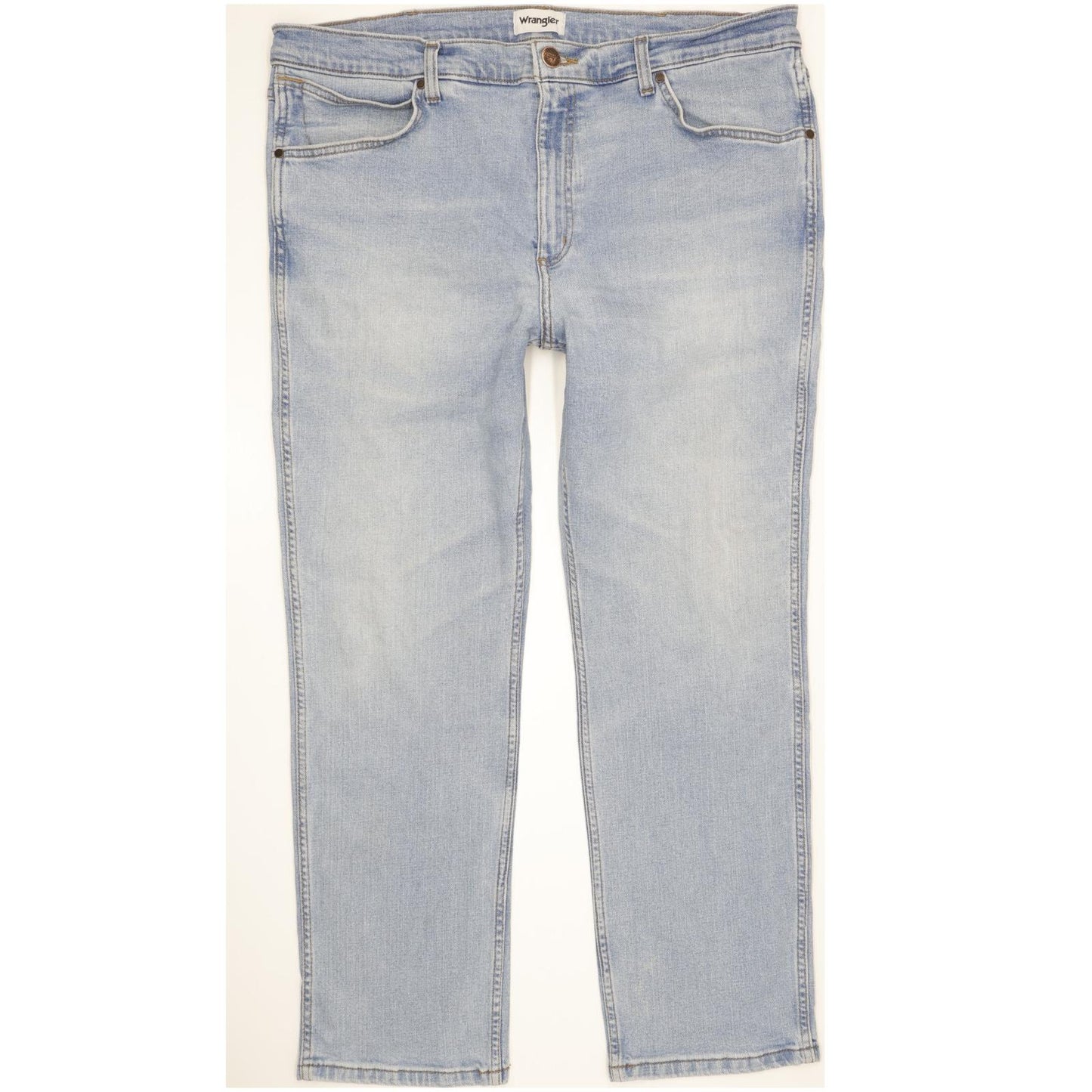 Wrangler Greensboro Men Blue Straight Regular Stretch Jeans W40 L29