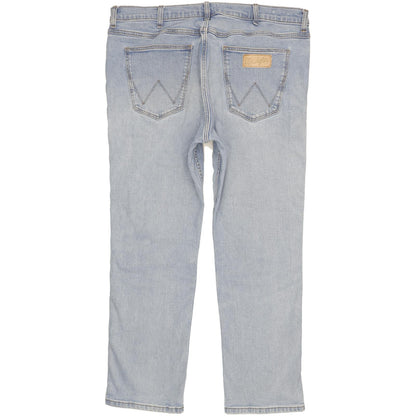 Wrangler Greensboro Men Blue Straight Regular Stretch Jeans W40 L29