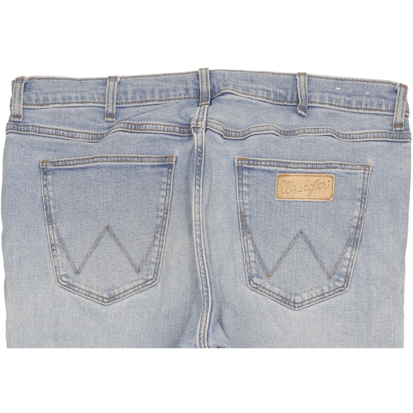 Wrangler Greensboro Men Blue Straight Regular Stretch Jeans W40 L29