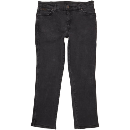 Wrangler Texas Men Blue Straight Regular Stretch Jeans W40 L33