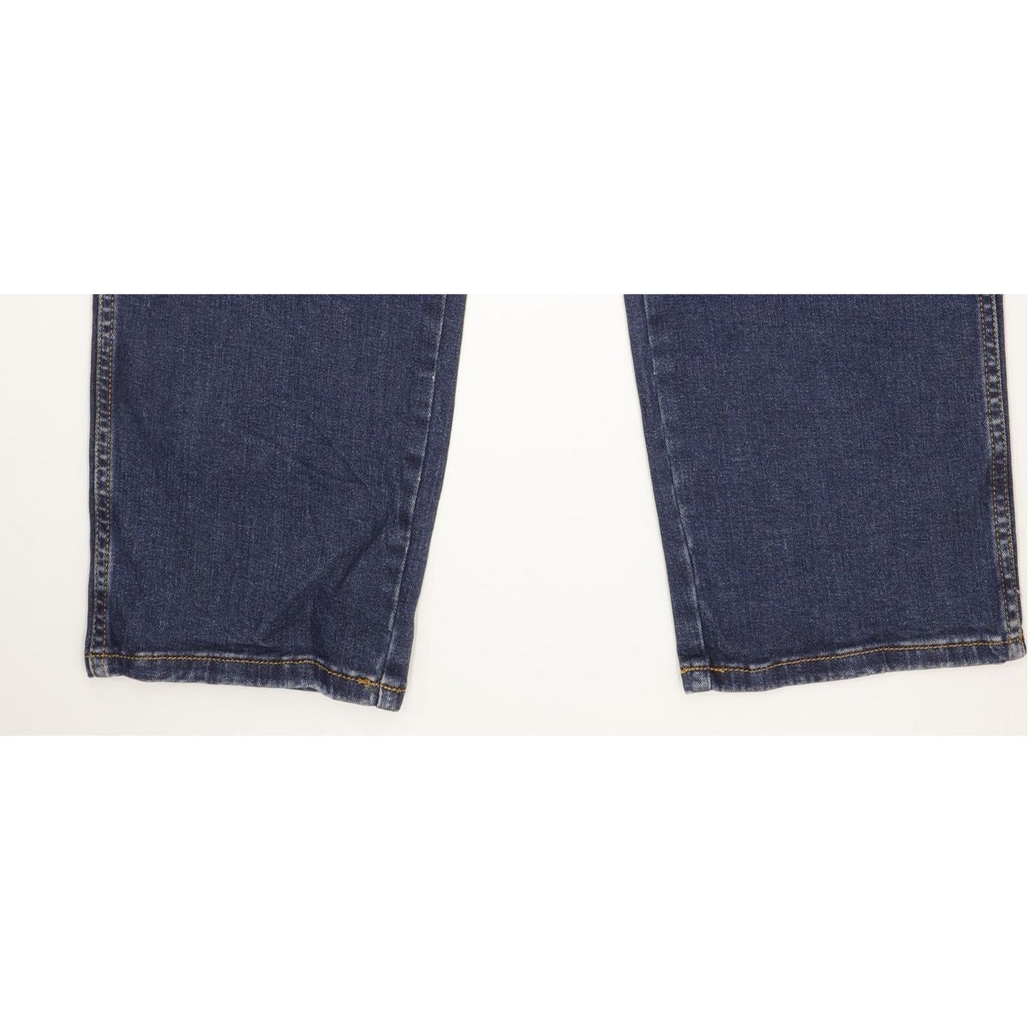 Wrangler Texas Men Blue Straight Regular Stretch Jeans W35 L30