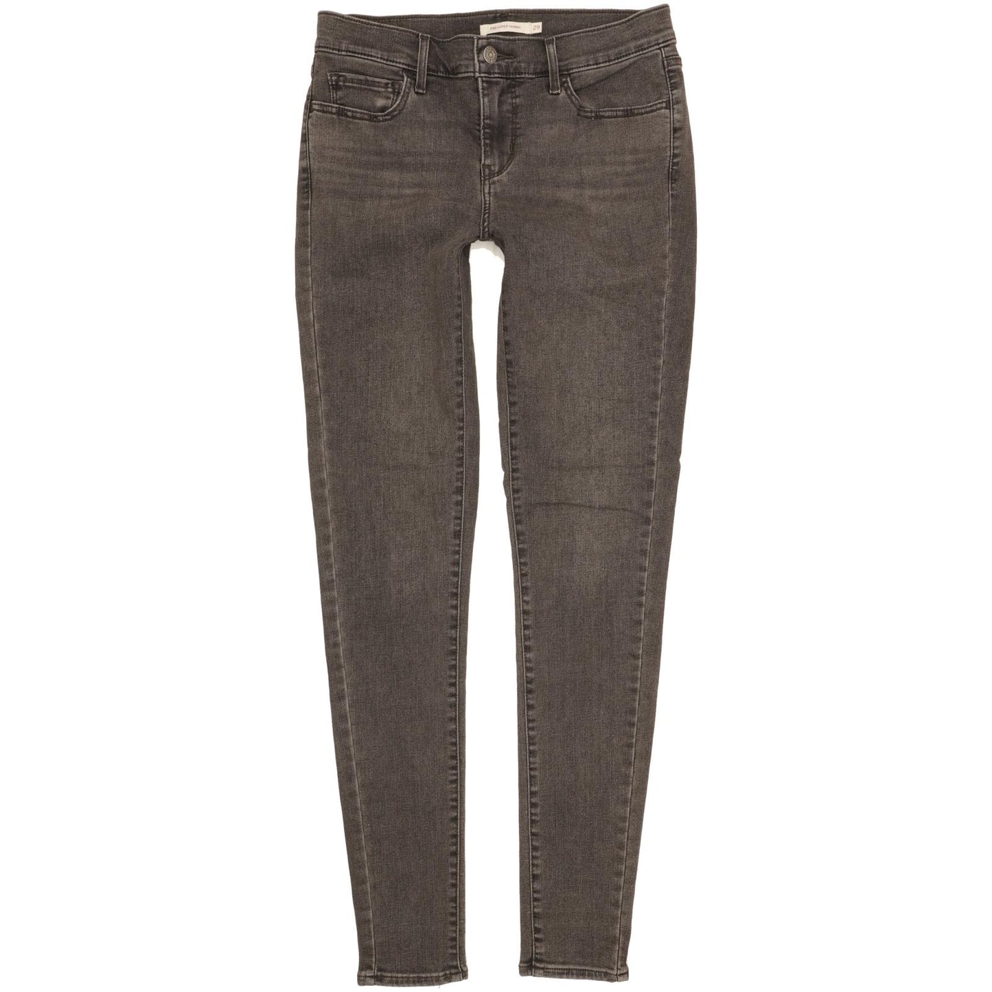 Levi's 710 Super Women Grey Skinny Slim Jeans W29 L32