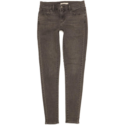 Levi's 710 Super Women Grey Skinny Slim Jeans W29 L32