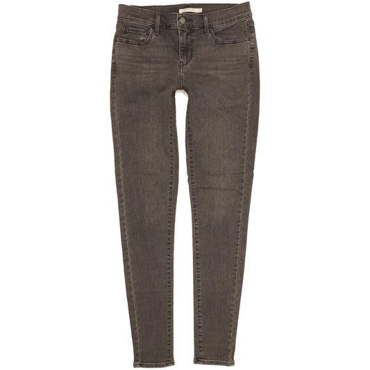 Levi's 710 Super Women Grey Skinny Slim Jeans W29 L32