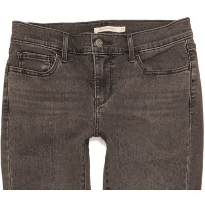 Levi's 710 Super Women Grey Skinny Slim Jeans W29 L32