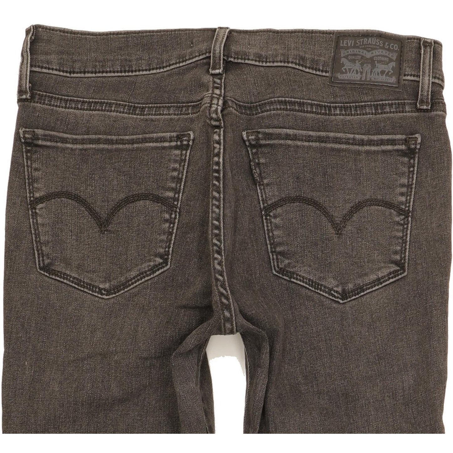 Levi's 710 Super Women Grey Skinny Slim Jeans W29 L32