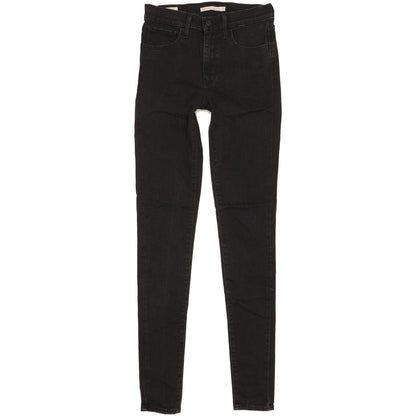 Levi's 720 Women Black Skinny Slim Stretch Jeans W27 L34