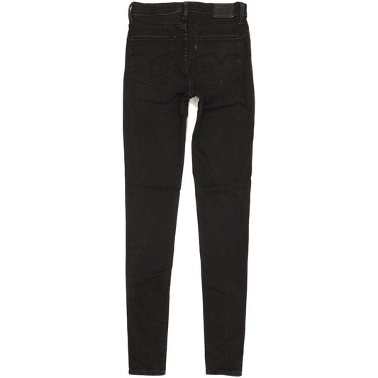 Levi's 720 Women Black Skinny Slim Stretch Jeans W27 L34