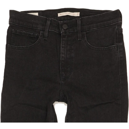 Levi's 720 Women Black Skinny Slim Stretch Jeans W27 L34