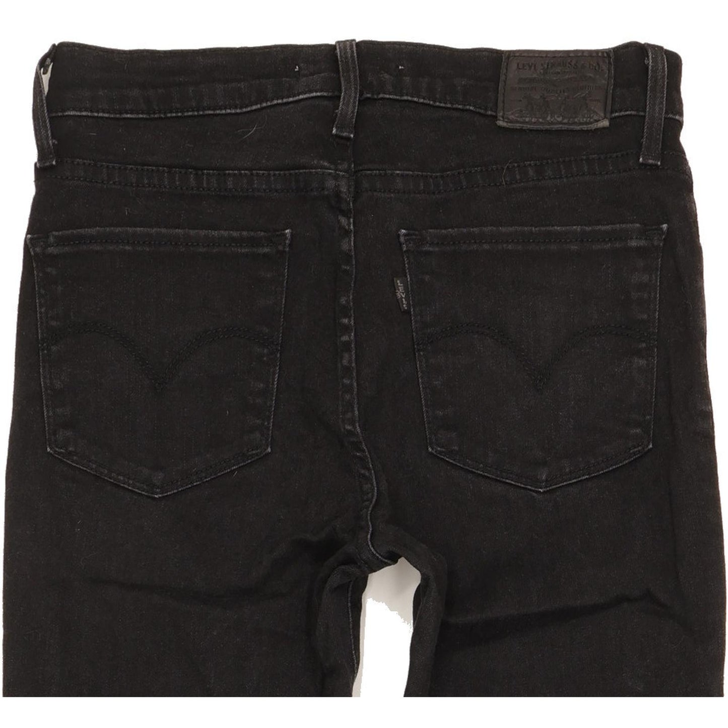 Levi's 720 Women Black Skinny Slim Stretch Jeans W27 L34