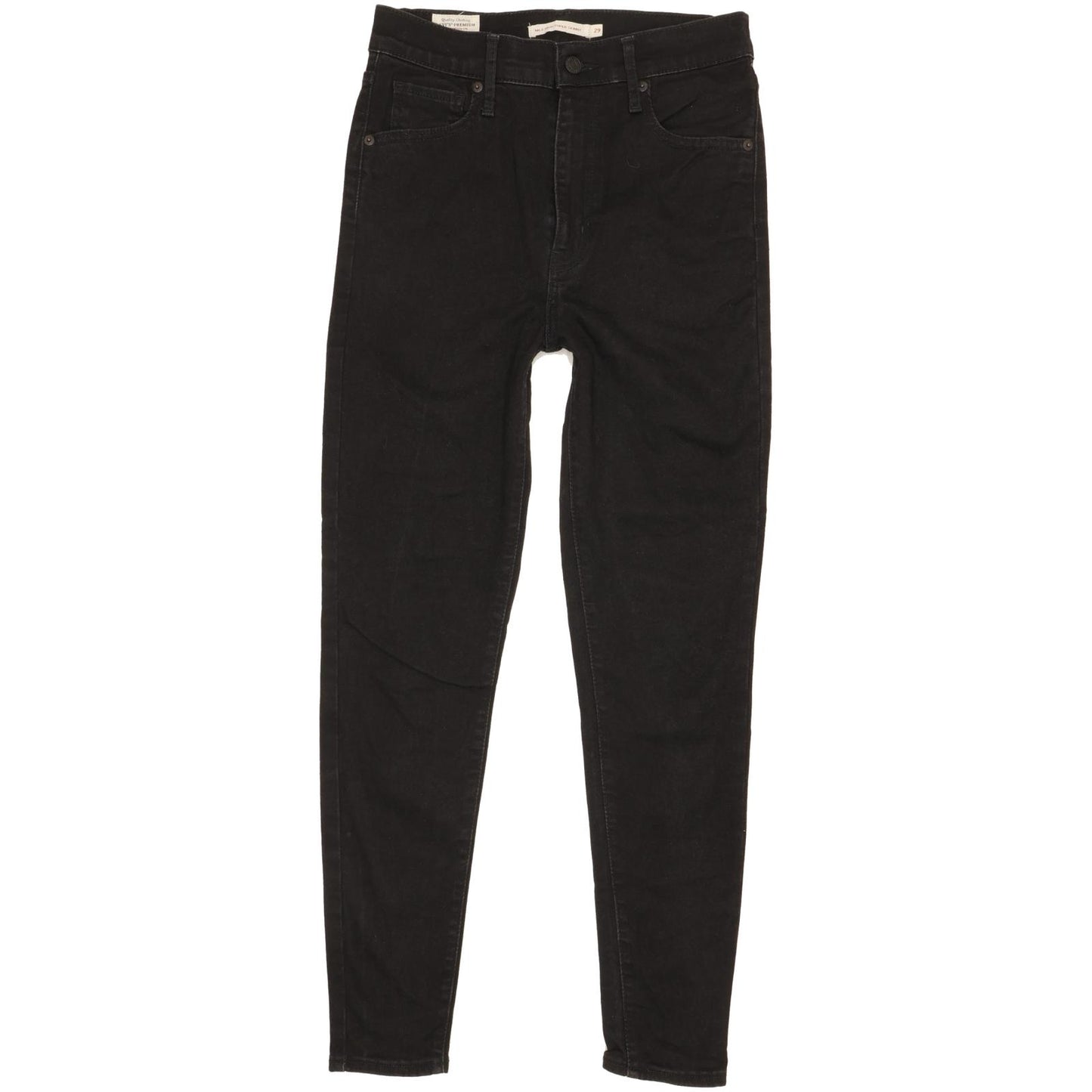 Levi's Mile Black Skinny Slim Stretch Jeans High Waisted W29 L28