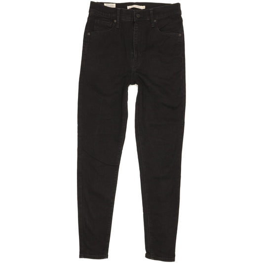 Levi's Mile Black Skinny Slim Stretch Jeans High Waisted W29 L28