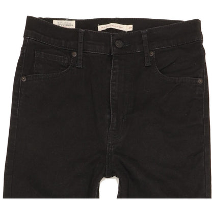 Levi's Mile Black Skinny Slim Stretch Jeans High Waisted W29 L28