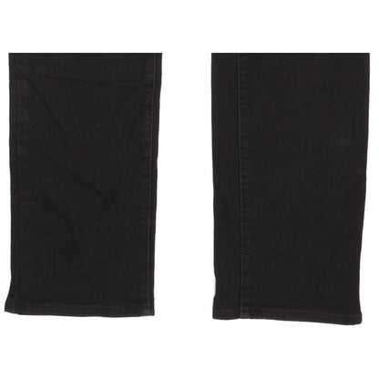 Levi's 724 Women Black Straight Slim Stretch Jeans W28 L33