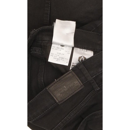 Levi's 724 Women Black Straight Slim Stretch Jeans W28 L33