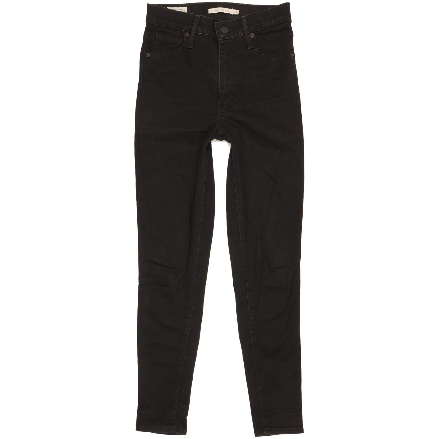 Levi's Mile Women Black Skinny Slim Stretch Jeans W26 L28