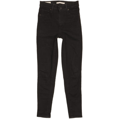Levi's Mile Women Black Skinny Slim Stretch Jeans W26 L28
