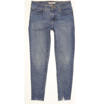 Levi's 710 Super Women Blue Skinny Slim Stretch Jeans W27 L28